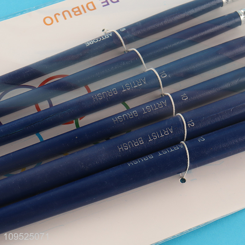 Good selling 6pcs art painting brush kit