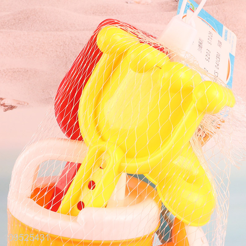 Popular products plastic children beach sand play toy kit