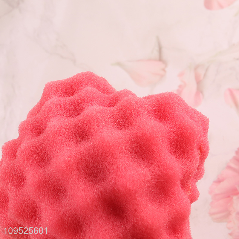 Wholesale wavy apple bath sponge shower sponge