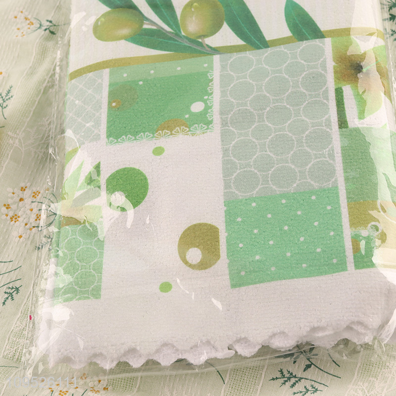 Popular products 3pcs kitchen apron pot pad towel set