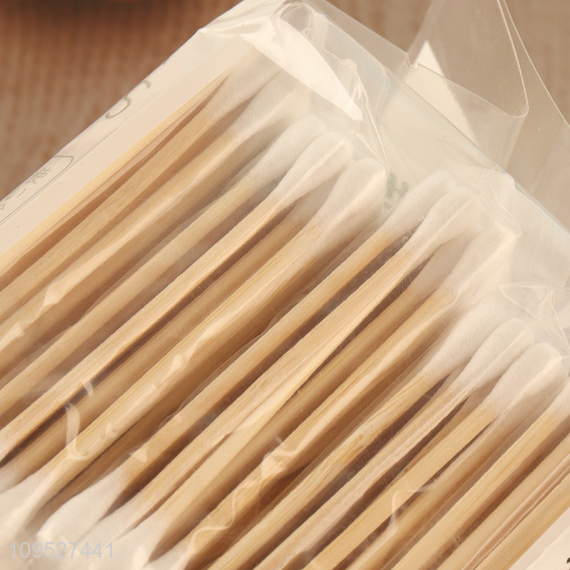 Hot sale bamboo cotton swabs for personal care