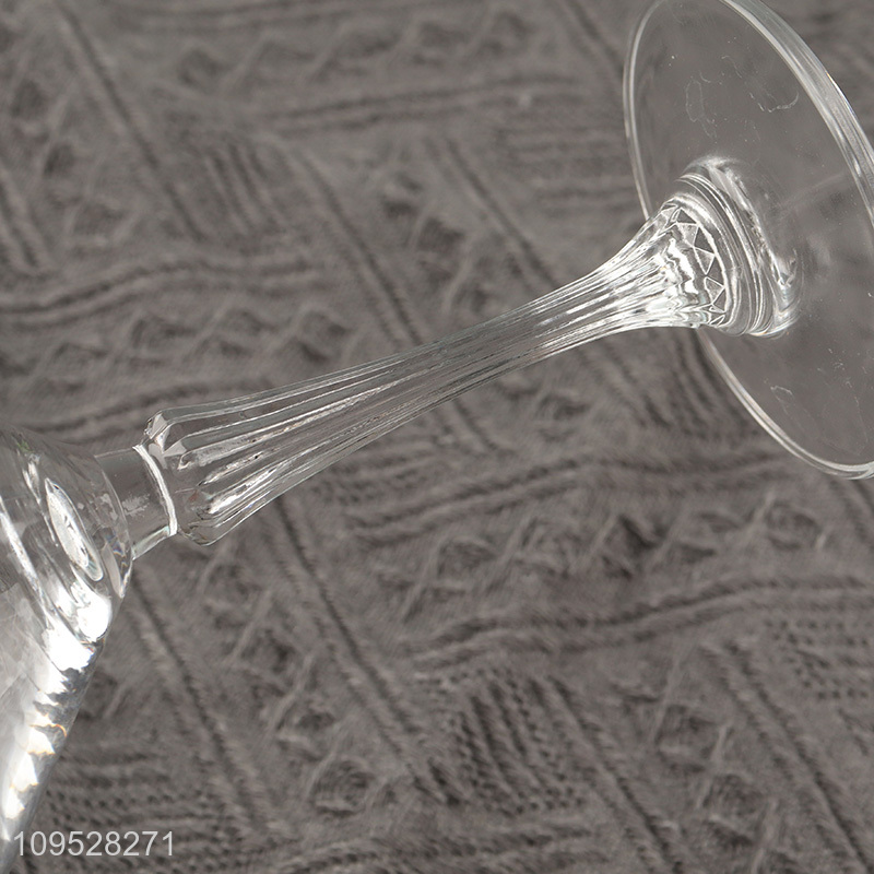 Top quality glass champagne cup goblet cup for sale