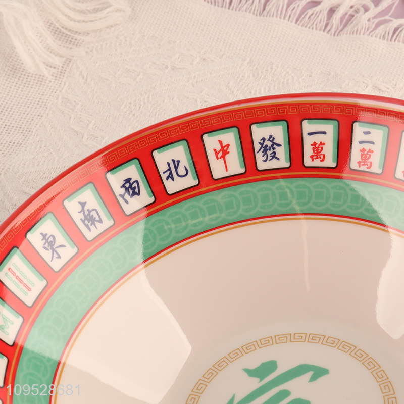 Top selling round noodle bowl melamine bowl