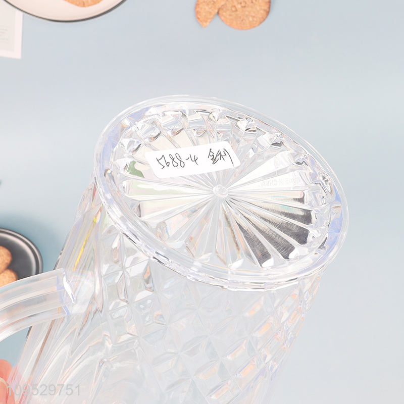 Good price clear cold water jug with cup set