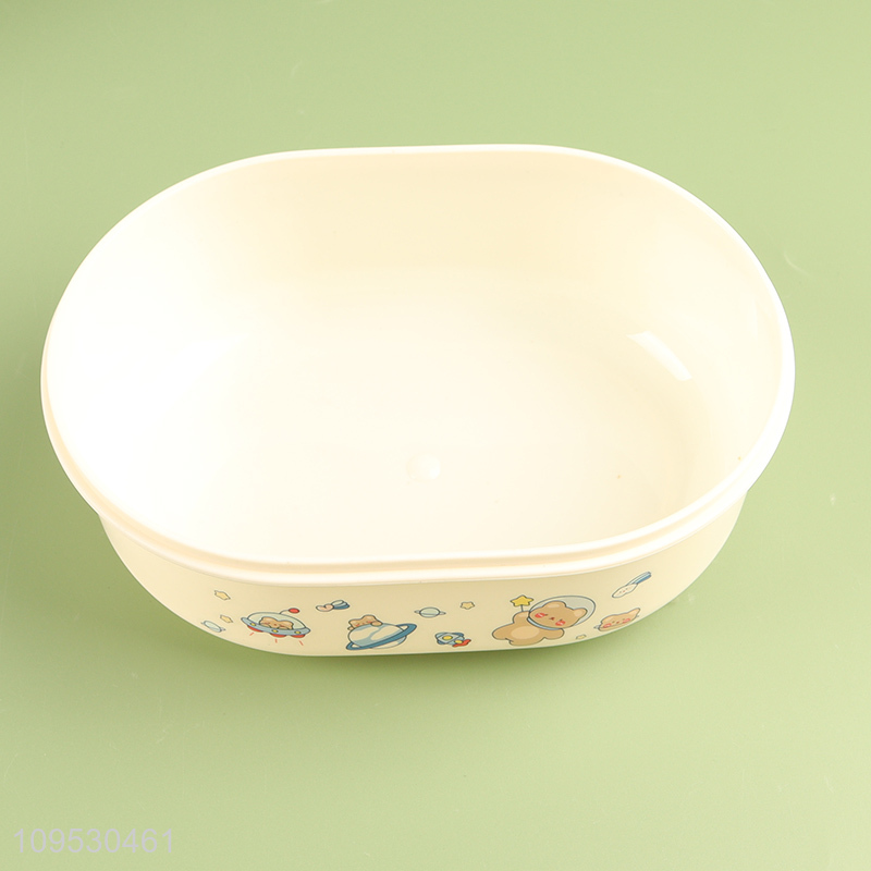 Top sale 2000ml double-layer lunch box with spoon and fork