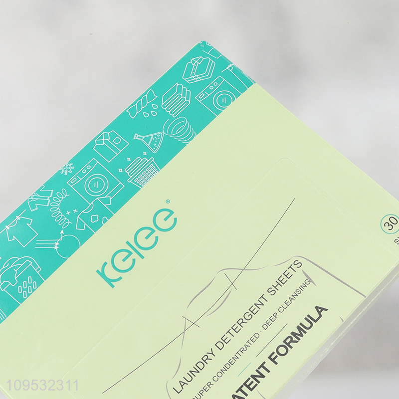 Low price 30pcs laundry detergent sheets for sale