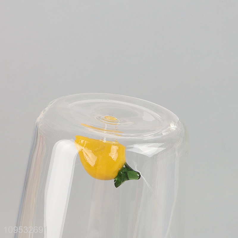 Top quality glass water cup drinking cup water mug