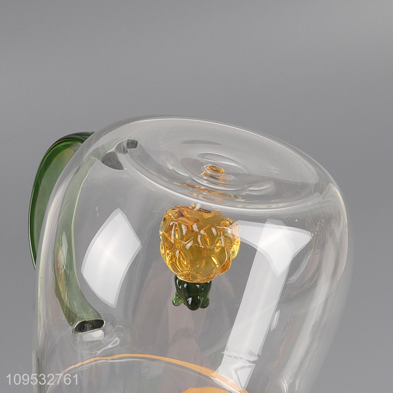 Factory supply creative glass water cup drinking cup for sale