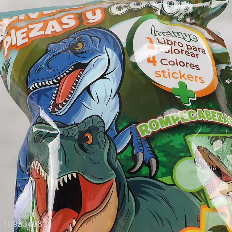 Yiwu market dinosaur series kids puzzle toys