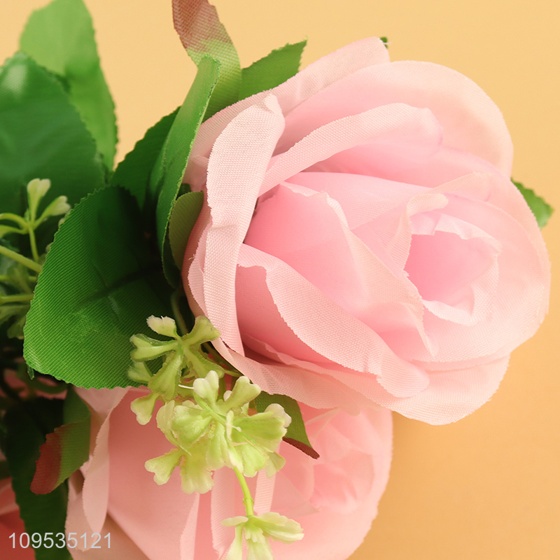 China supplier rose flower artificial flower fake flower