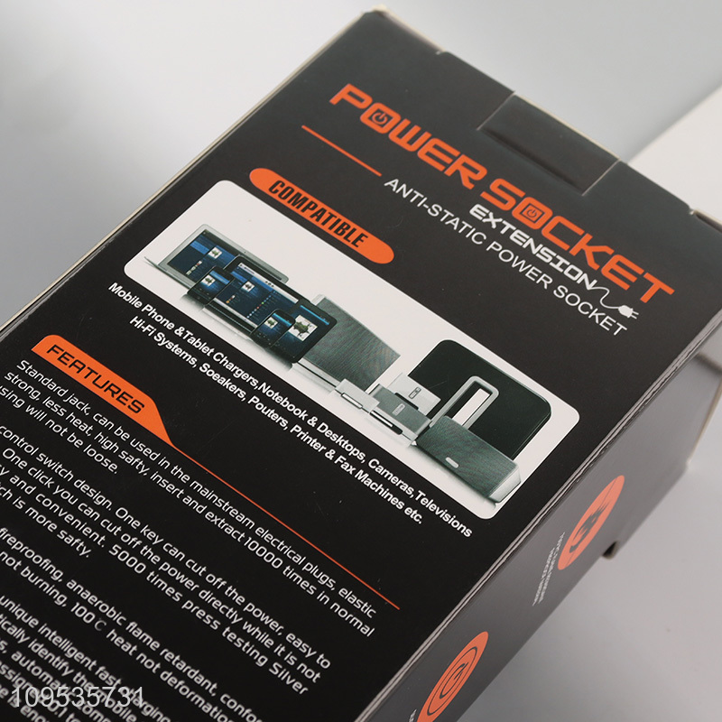 New product multifunctional safety extension power socket for sale