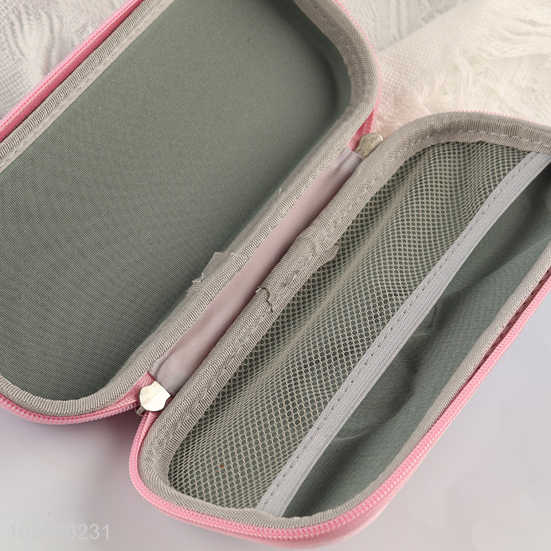 Latest products pink princess stationery pencil bag for girls