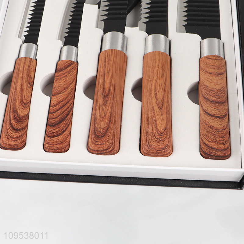 Custom Kitchen Knife Gift Set With Scissors & Peeler