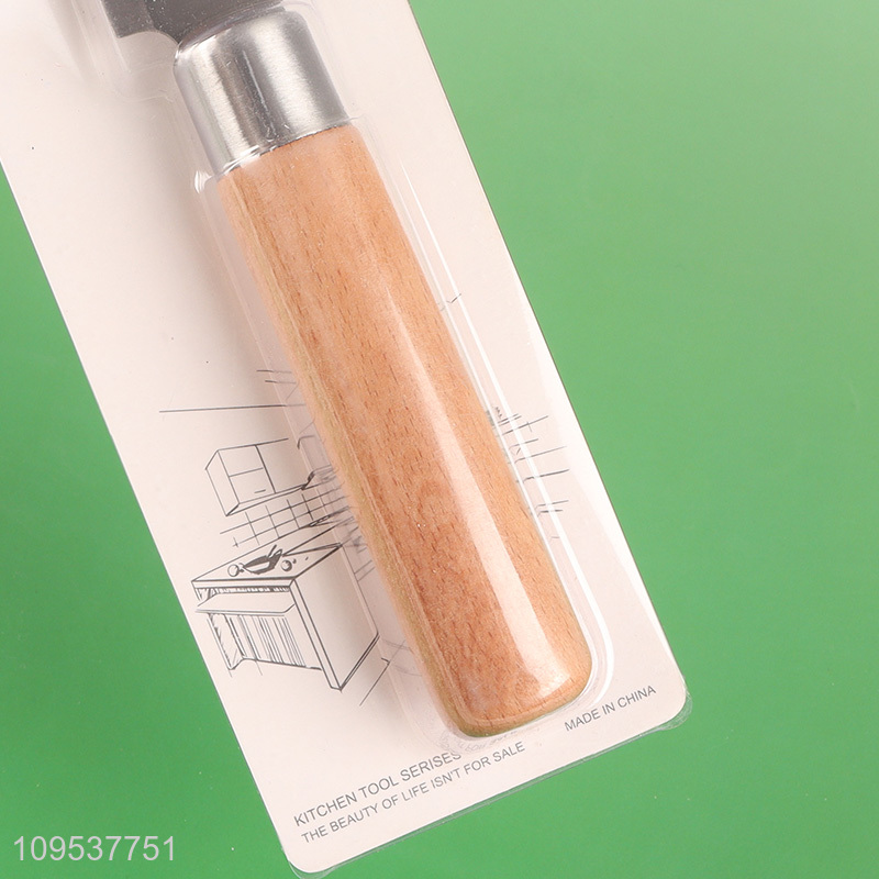 New Design Wooden Handle Bread Slicing Knife