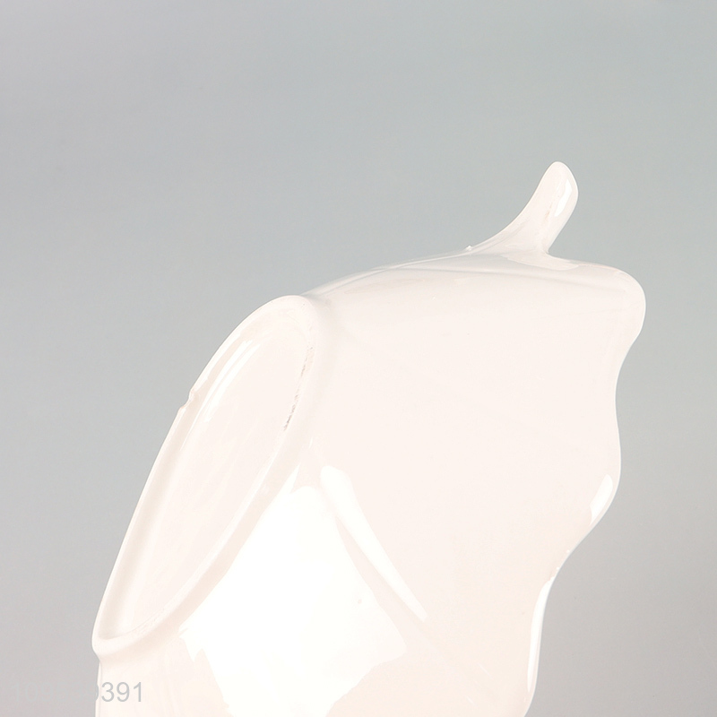 China products leaves shape ceramic tableware plate