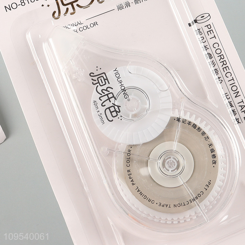 Low price 40m PET stationery correction tape