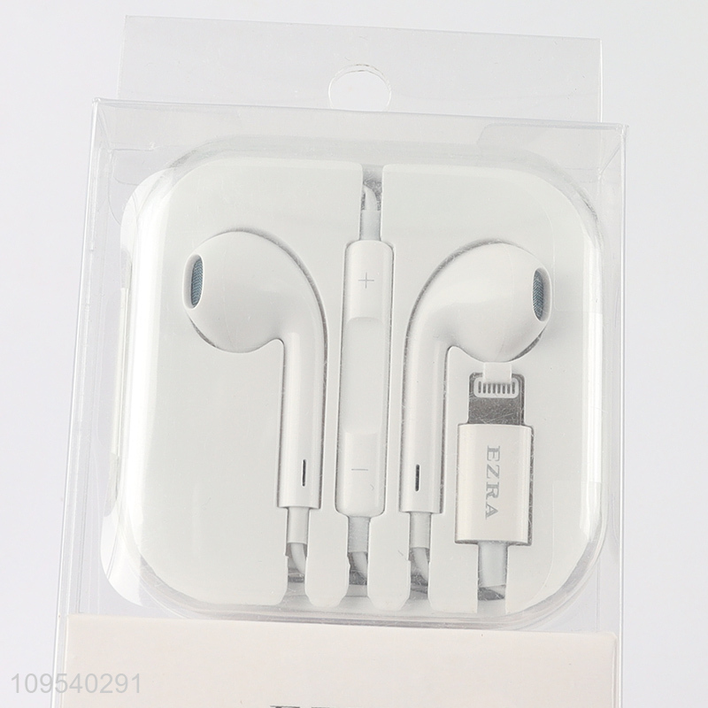 China wholesale lightning connector earphones for phone accessories