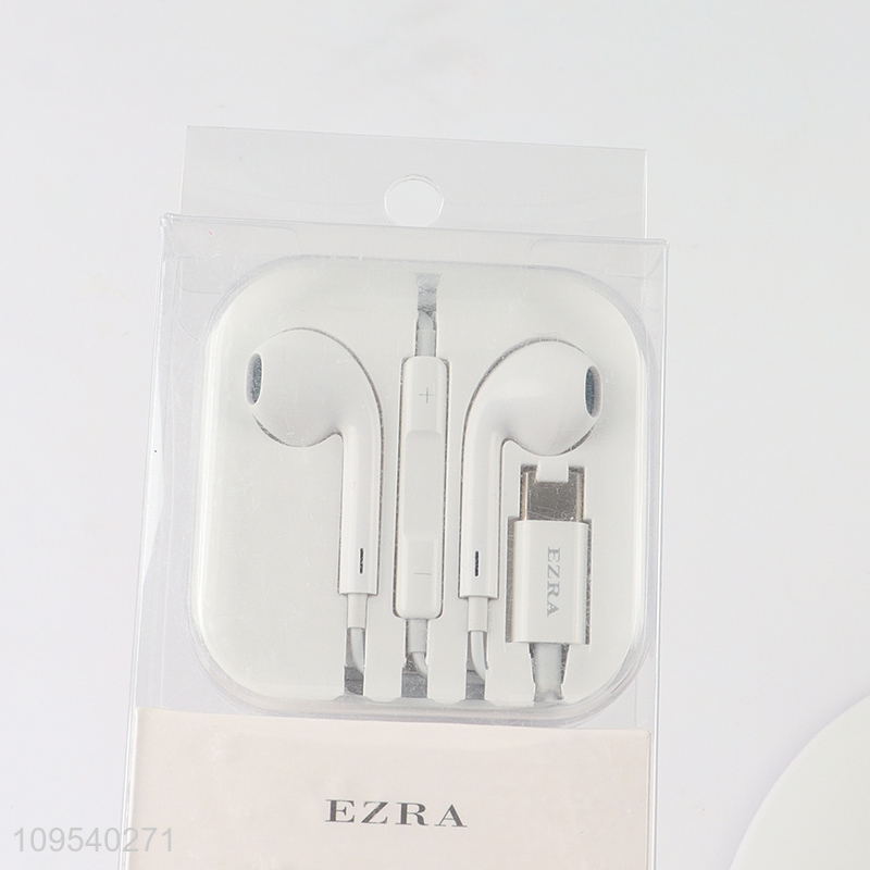 Hot selling type-c digital chip earphones wholesale