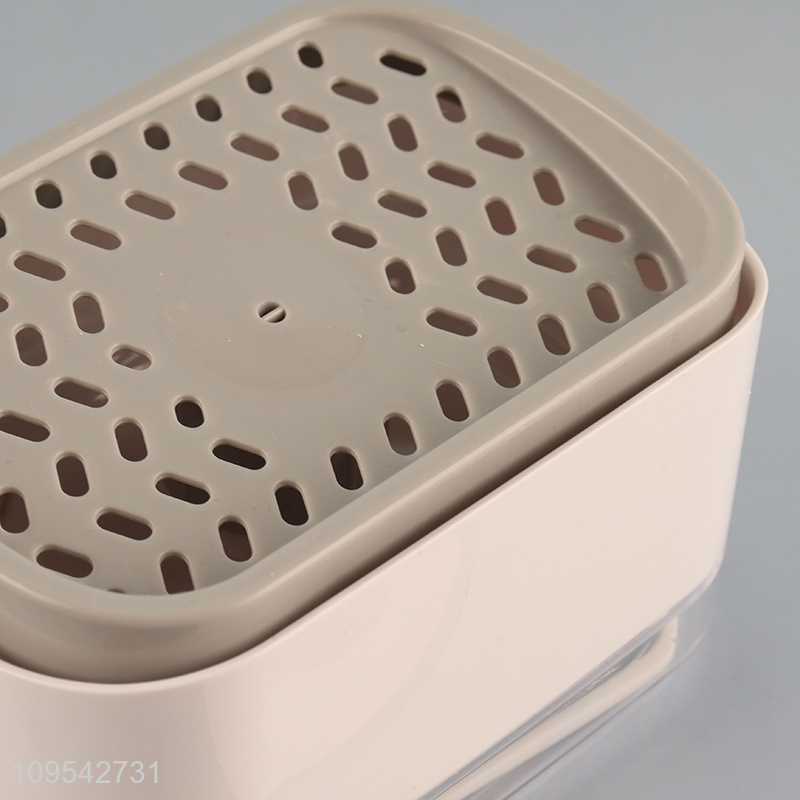 Popular products soap pump sponge caddy cleaning sponge