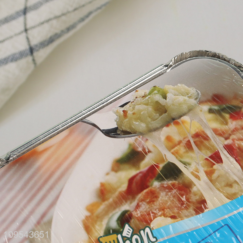 Good sale 8pcs aluminum foil container with lid