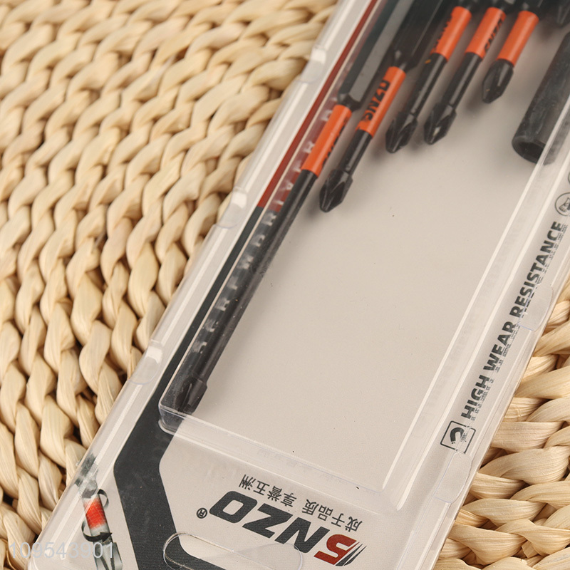 Low price 7pcs steel screwdriver bit set for sale