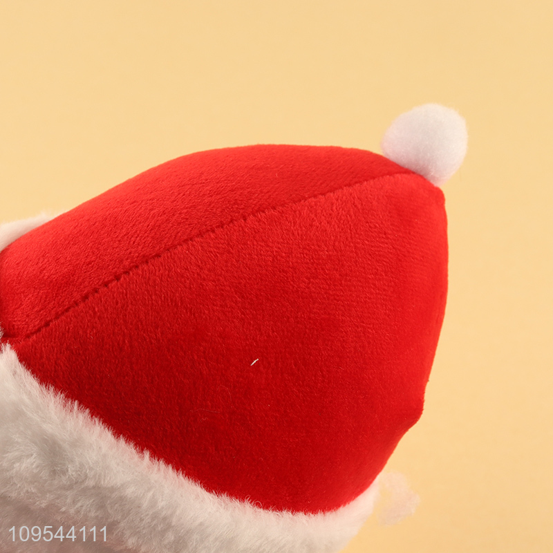 Low price cute cartoon santa claus plush toys