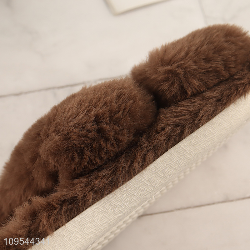 New product plush winter warm women slippers
