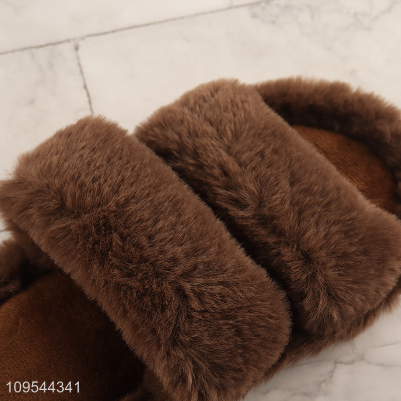 New product plush winter warm women slippers