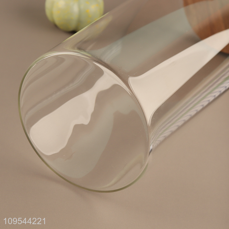 Hot sale glass storage jar with lid
