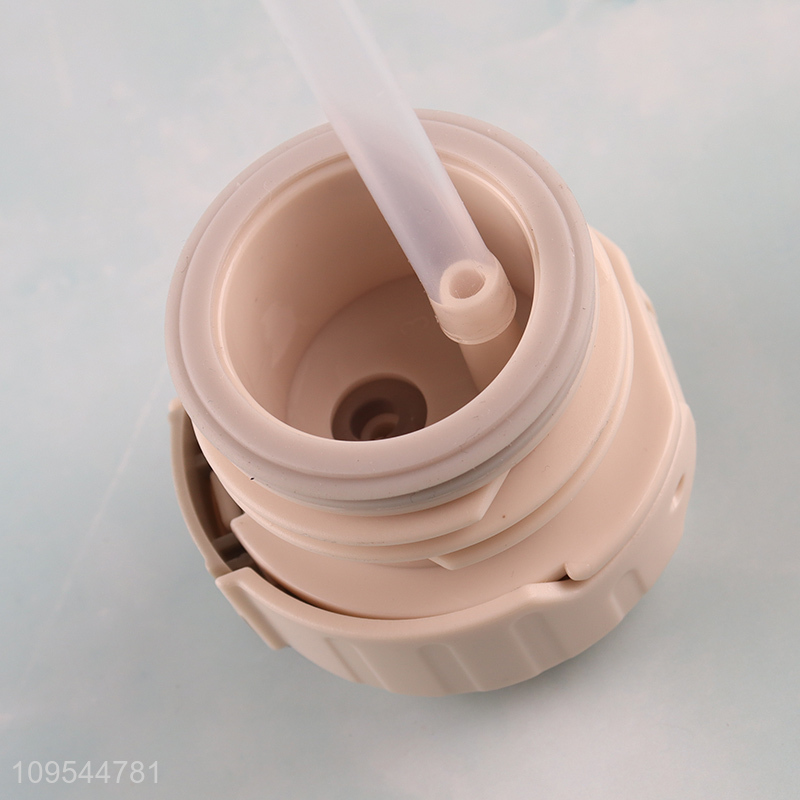 600Ml Dual Drink Stainless Steel Insulated Tumbler Vacuum Mug