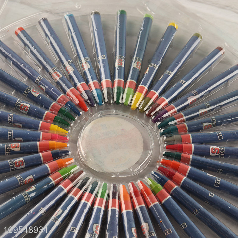 Top sale 48colors painting wax crayon set wholesale